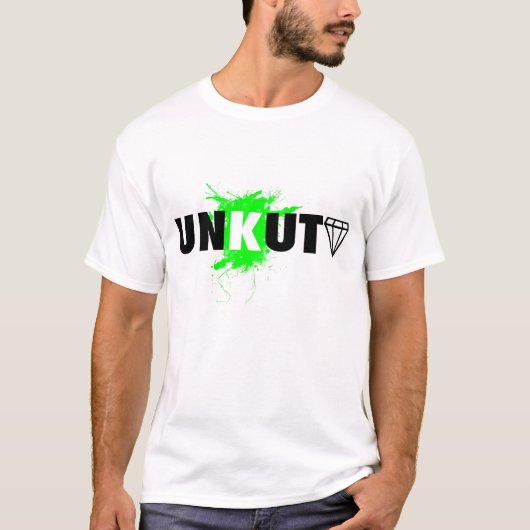 UNKUT Splatter Green T-shirt (Voorkant)