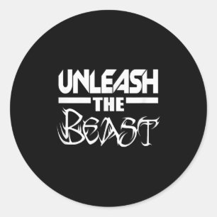 Unleahe C380 Workout Gym Fitness Motivatie Ronde Sticker