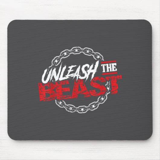 Unleahe _ Gym Mode Fitness Motivation Wer  Muismat (Voorkant)