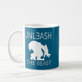 Unleahe Workout Motivation Gym Graphic  Koffiemok (Links)