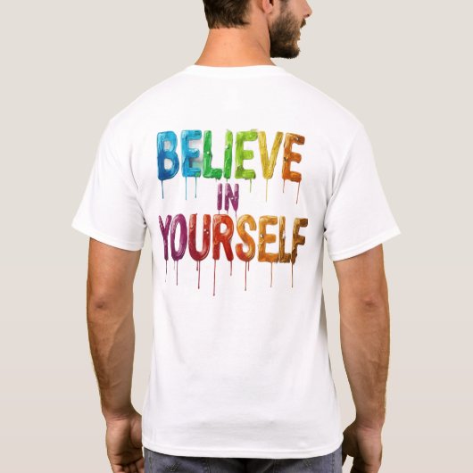 Unleash Potential – Motivational Word Art T-Shirt (Dos)