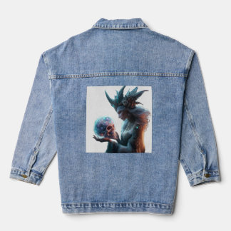 👻 Unleash the Darkness: Horror Collecties Denim Jacket