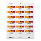 Unleash Your Diva : Diva-ish Delights Étiquette (Feuille entière)