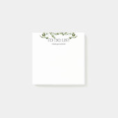 Unleash Your Potential! Greenery To Do List Sticky Post-it® Notes (Voorkant)
