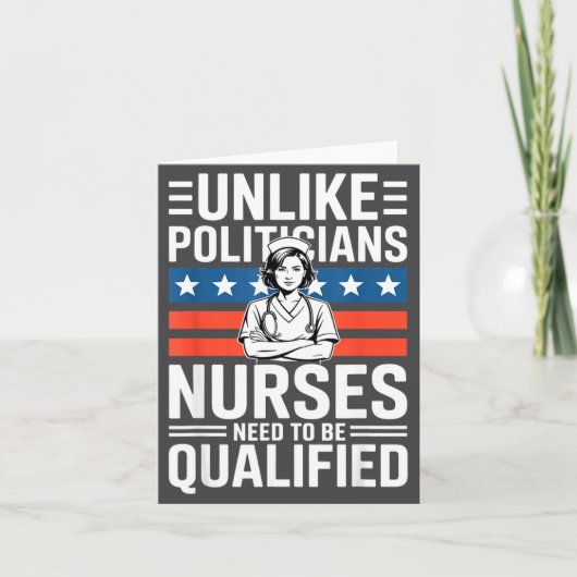 Unlike Liticians Nurses Need To Be Qualified Sarca Kaart (Voorkant)