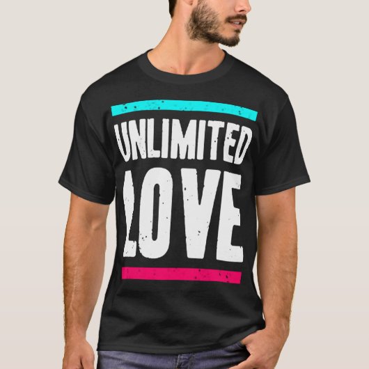 Unlimited love t-shirt (Voorkant)