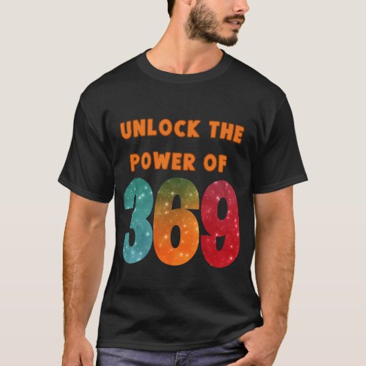 unlock the power, tshirt with magic Tesla numbers  (Devant)