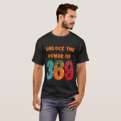 unlock the power, tshirt with magic Tesla numbers  (Devant entier)