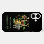 Unlock your luck personalized golden charms Case-Mate iPhone case (Achterkant (horizontaal))