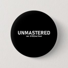 Unmastered Audio - Creative Glitch Style V2 Ronde Button 5,7 Cm