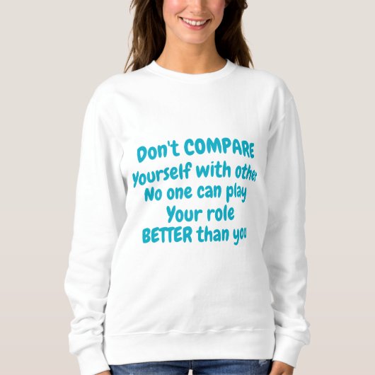 Unmatched Only You Your Role, Your Power One of On Trui (Voorkant)