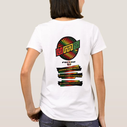 UnMatchedStrains, T-shirt féminin (Dos)