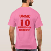 UNMC-tekst van de shirt van de schedel en de licht (Achterkant)