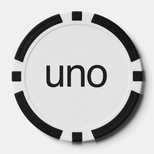 uno.ai poker chips (Voorkant)