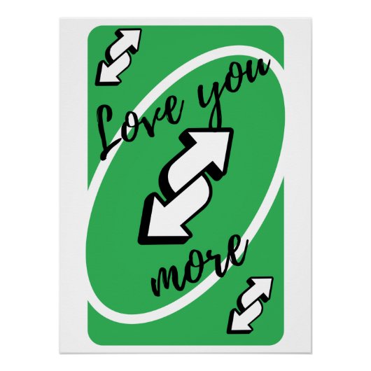 Uno der Liebe: 'Love You More'-Poster Perfect Poster (Voorkant)
