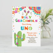 Uno Fiesta Première invitation anniversaire Cactus (Debout devant)
