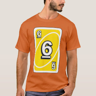 UNO Halloween Gele 6 Kaart T-shirt