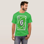 UNO Halloween Green 6 Card T-shirt (Voorkant volledig)