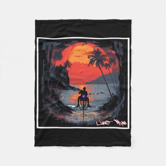 Uno Mas - Disc Golf  Fleece Deken (Voorkant)