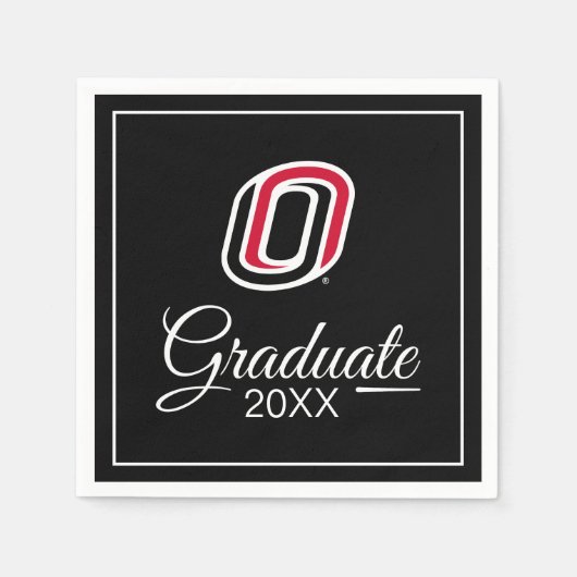 UNO Mavericks Afstuderen Servet (Voorkant)