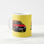 Uno Mille Turbo i.e. - deux images Café Mug (Devant gauche)