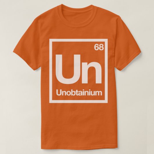 Unobtanium T-shirt (Design voorkant)
