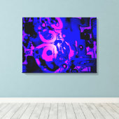 "UnPhysical Graffitti: Spooky", omgepakt Canvas (Insitu (Houten vloer))