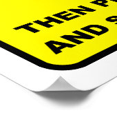 Unplug Life Support Funny Poster (Coin)