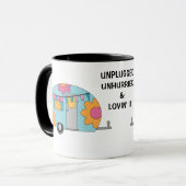 Unplugried Lovin' IT Retro Camper Mok (Voorkant links)