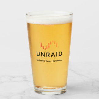 Unraid Beer Glass Glas
