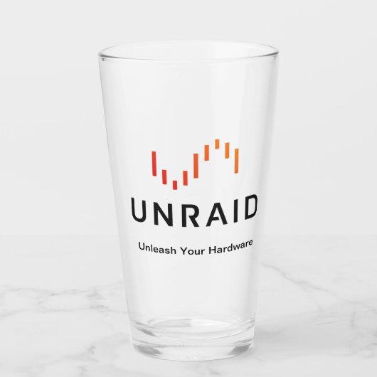 Unraid Bierglas Glas (Voorkant)