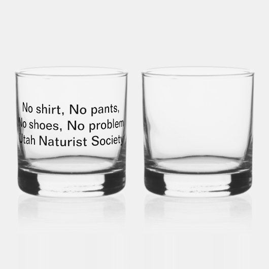 UNS-bril Whisky Glas (Voorkant)