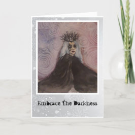 Unseelie Winter Solstice Card Feestdagen Kaart