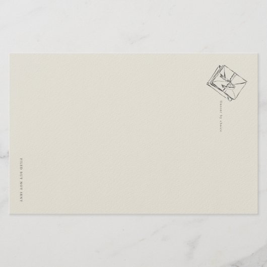 Unsent Letters- Regency Correspondence Briefpapier (Voorkant)