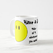 unsmiley koffiemok (Voorkant links)