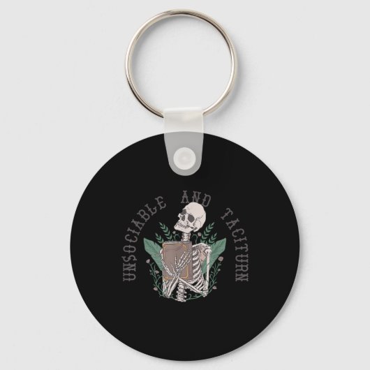 Unsociable en Taciturn Jane Austen Pride & Camp; P Sleutelhanger (Voorkant)