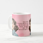 Unstable & Bitchy - Retro Mystique Koffiemok (Voorkant links)