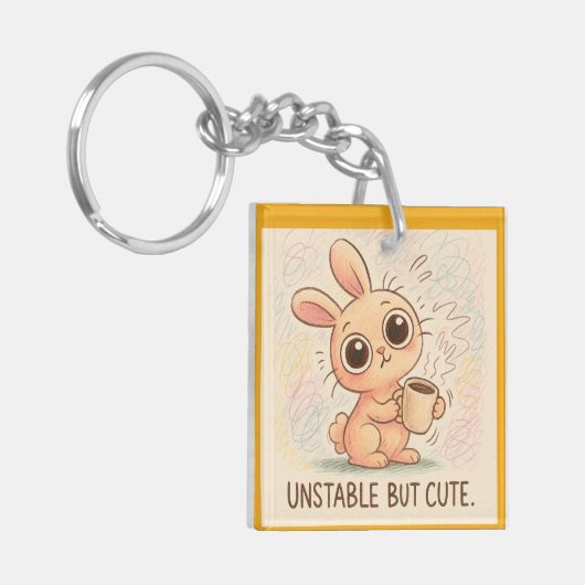 Unstable but Cute Sleutelhanger (Voorkant Links)