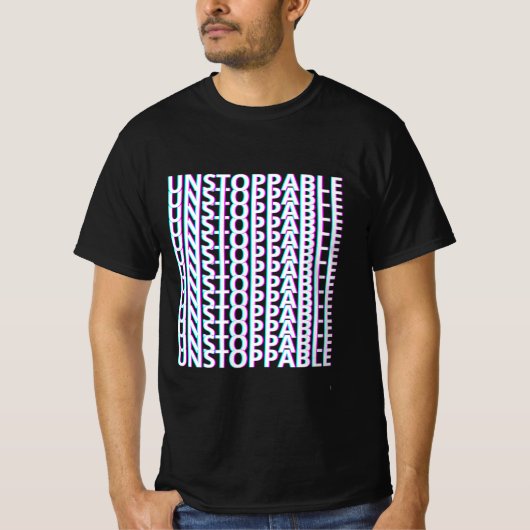 Unstoppable Pattern T-shirt (Voorkant)