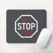 Unstoppable Stop Sign Motivation Strength Clever  Muismat (Met muis)