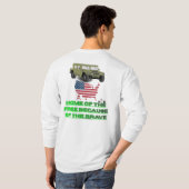 Unstoppable veterans t-shirt (Achterkant volledig)