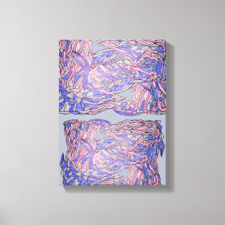 Unstructured Grace Abstract Movement Art Canvas Afdruk