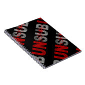 UNSUB NOTITIEBOEK (Rechterzijde)