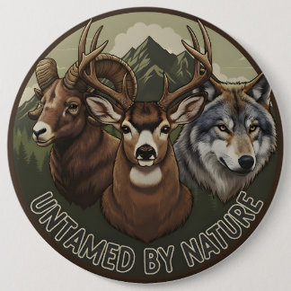 Untamed by Nature Ronde Button 6,0 Cm