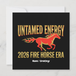 Untamed Energy 2026 Fire Horse Era Lunar New Year  Kaart