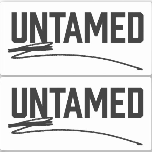 Untamed Stickers (Voorkant)