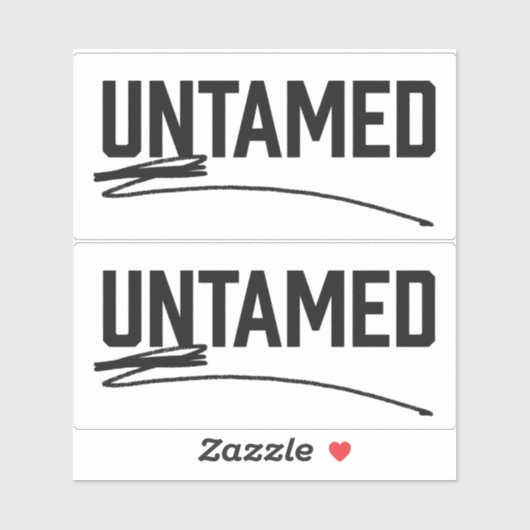 Untamed Stickers (Vel)