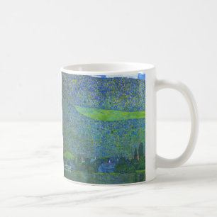 Unterach am Attersee door Klimt, Vintage Art Nouve Koffiemok