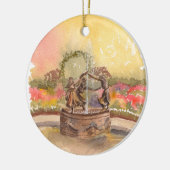 Untermyer Fountain Central Park Conservatory Keramisch Ornament (Links)