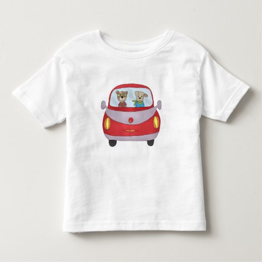 Unterwegs Kinder Shirts (Voorkant)